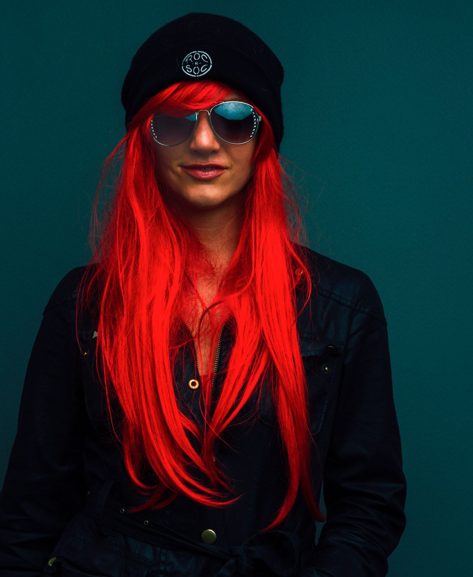 Girl with Red Hair portrait by music photographer