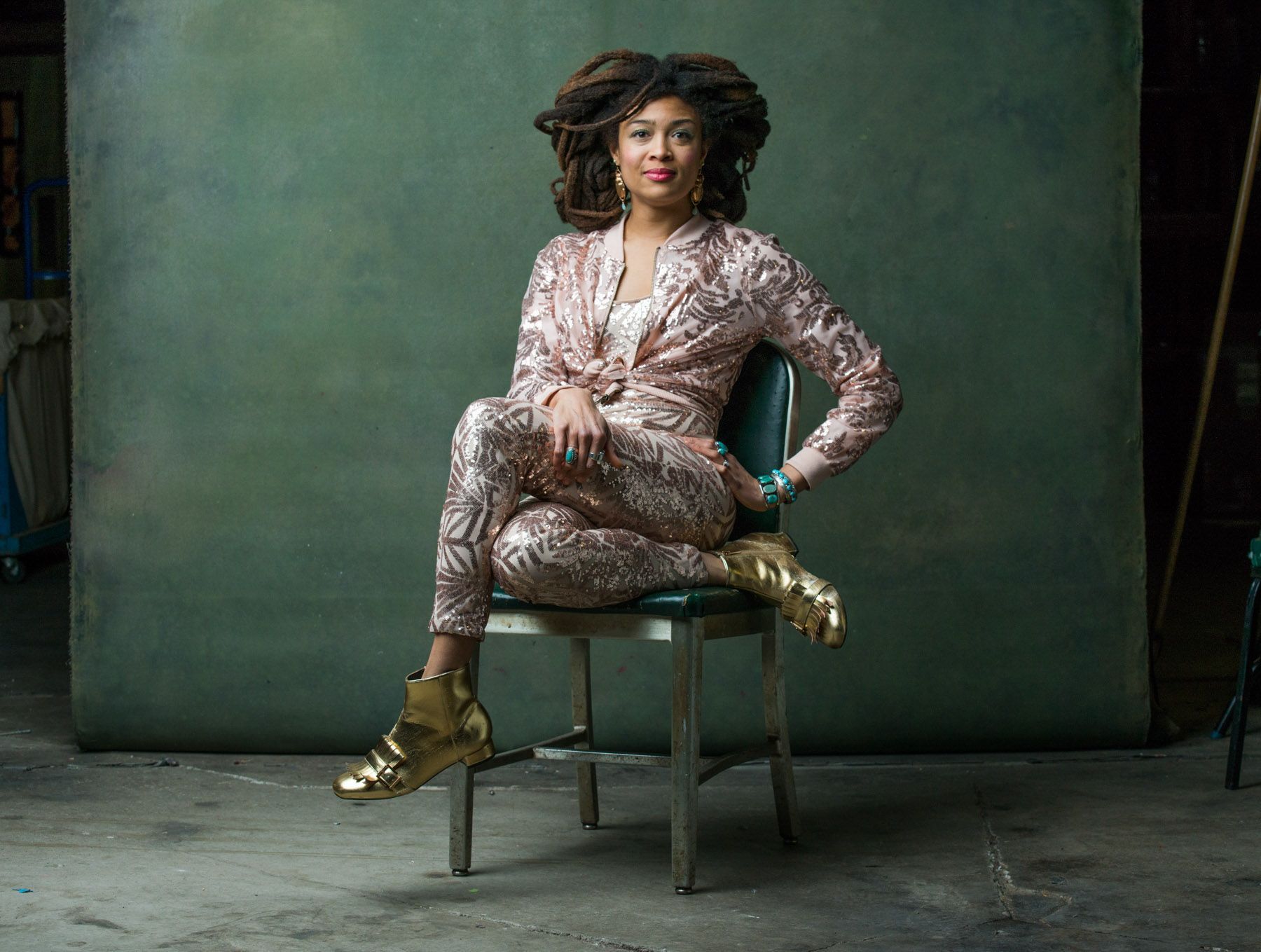 Valerie June portrait by Asheville music photographer