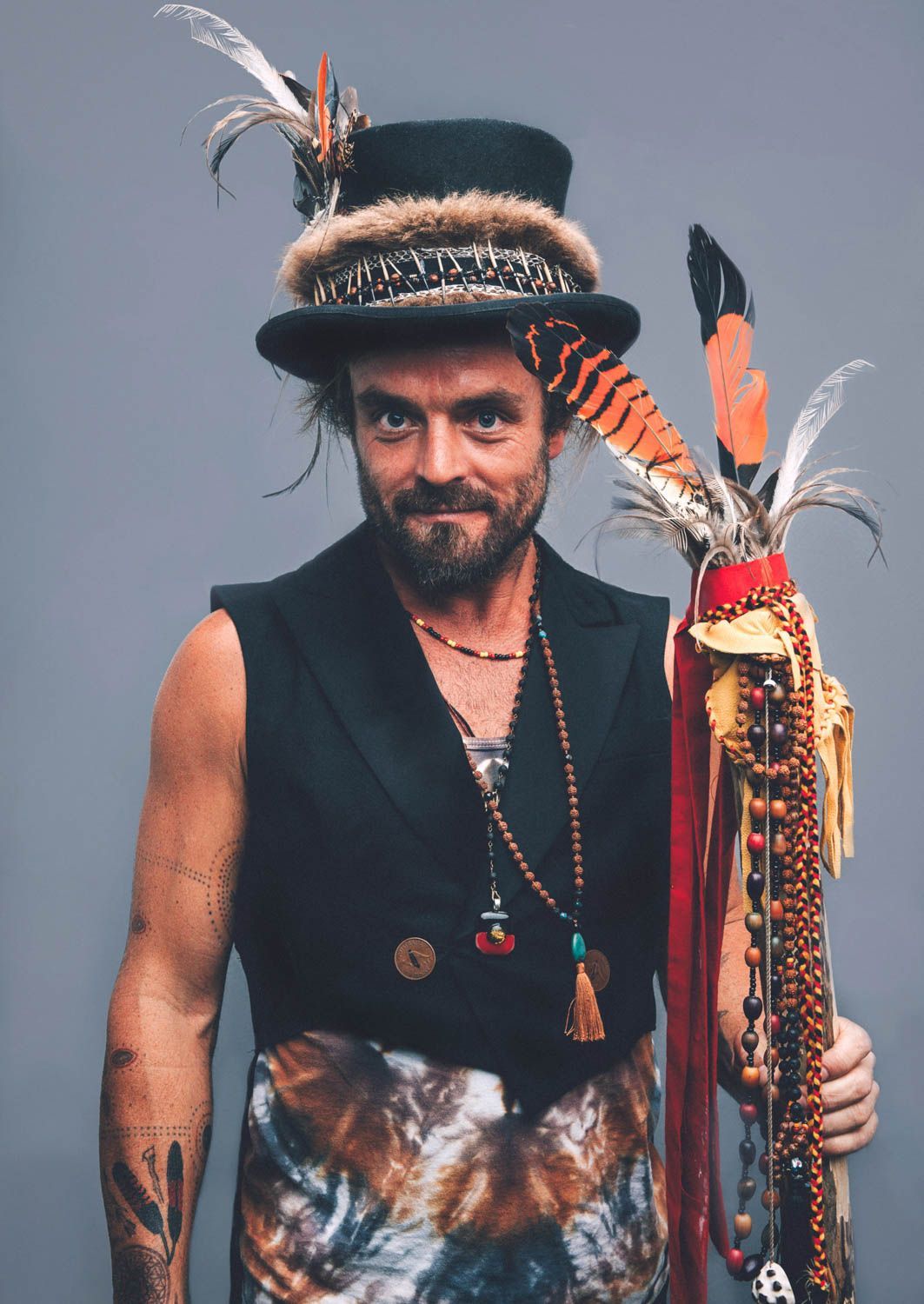 Xavier Rudd photo by Asheville music photographer 