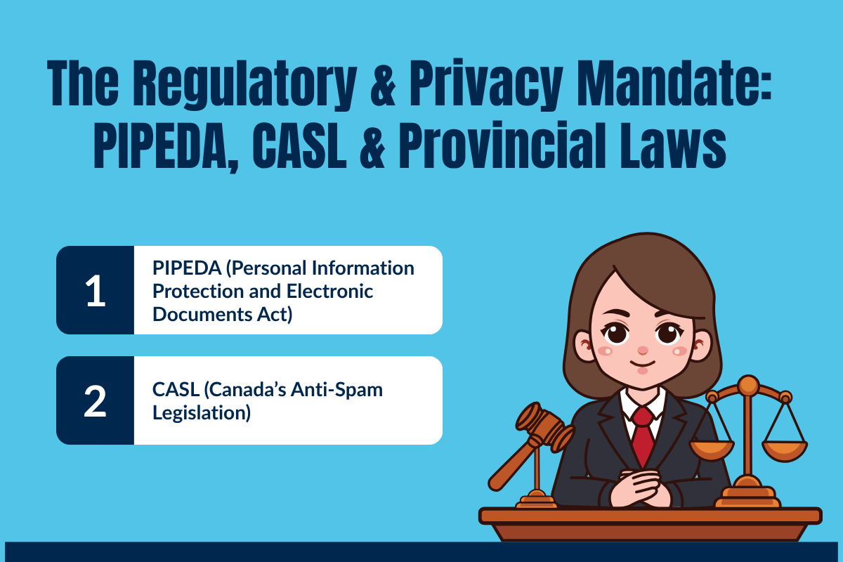 The Regulatory & Privacy Mandate: PIPEDA, CASL & Provincial Laws