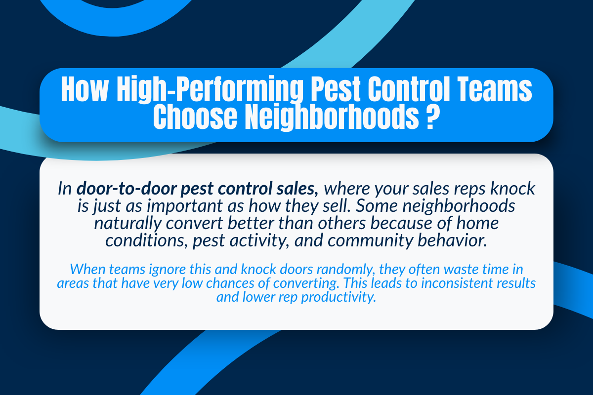 How High-Performing Pest Control Teams Choose Neighborhoods?