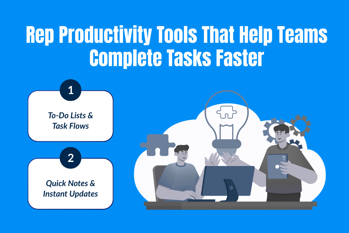 Rep Productivity Tools That Help Teams Complete Tasks Faster