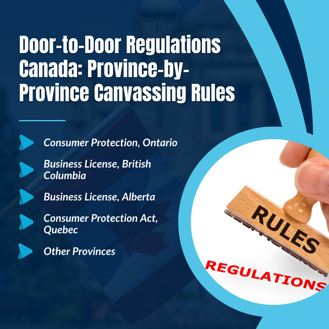 Door-to-Door Regulations Canada: Province-by-Province Canvassing Rules