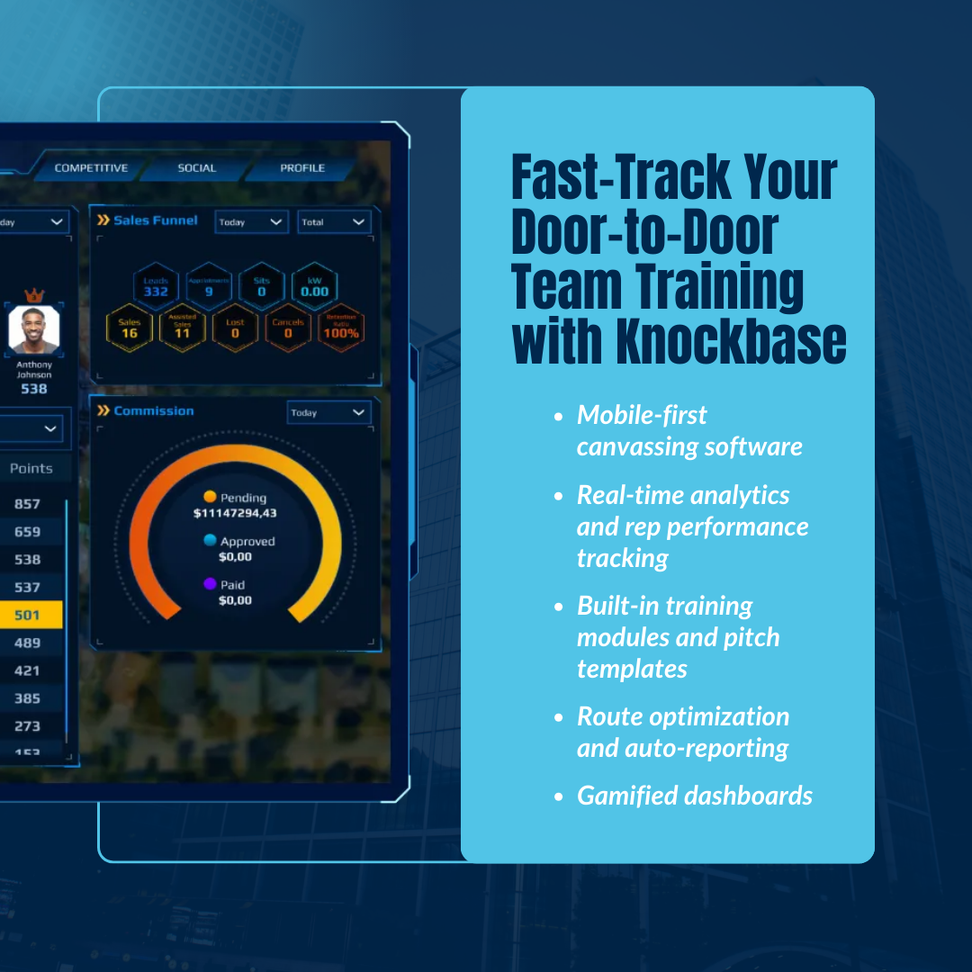 Skip the Burnout: Fast-Track Your Door-to-Door Team Training with Knockbase