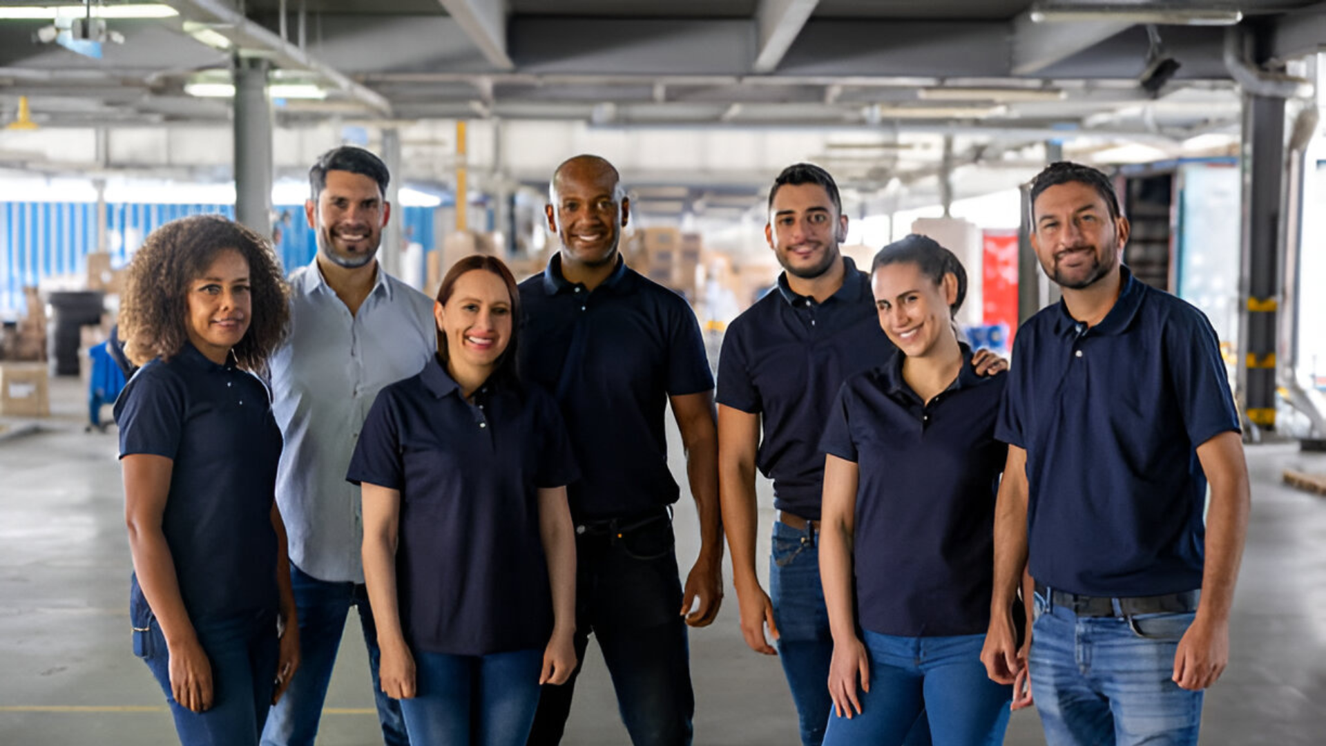 Door-to-door sales team.