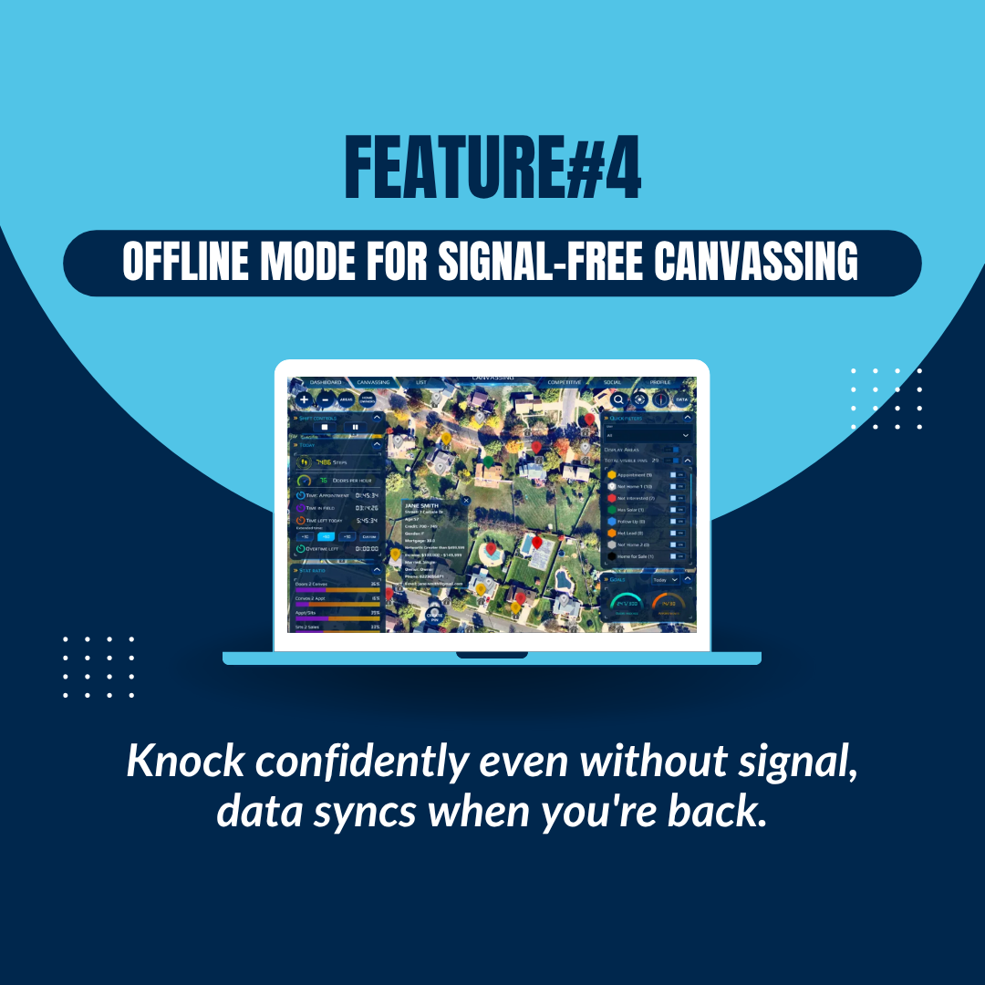 Offline Mode for Signal-Free Canvassing