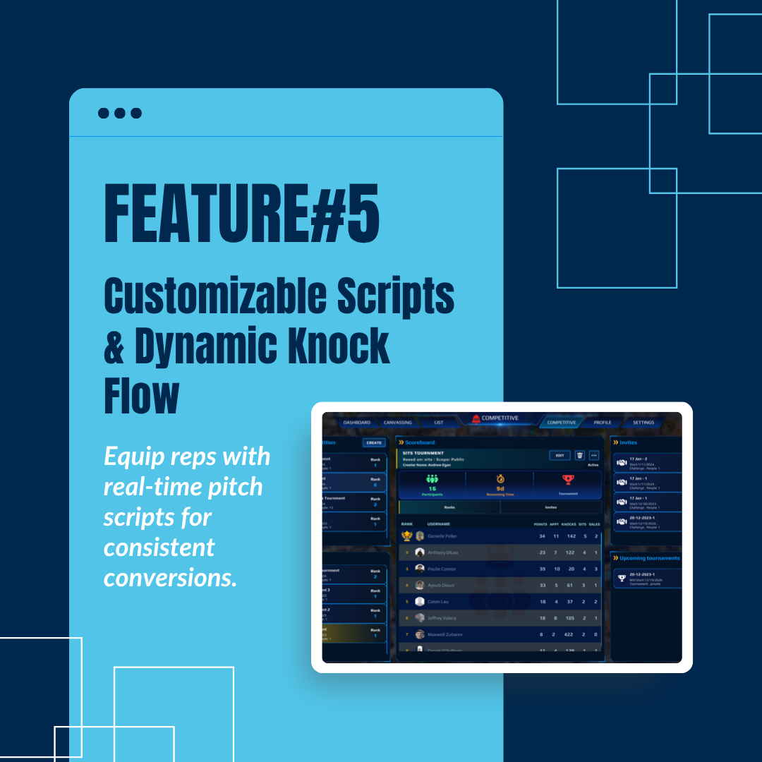Customizable Scripts and Dynamic Knock Flow