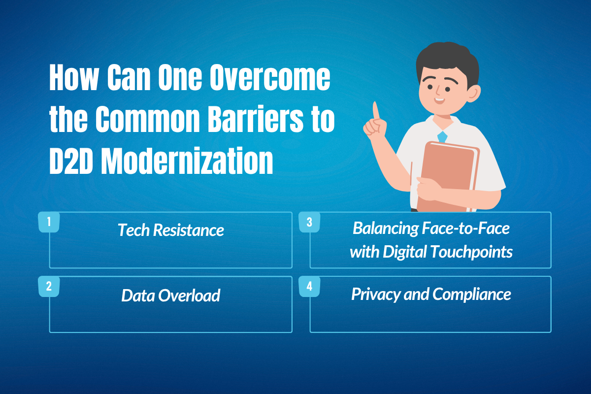 How Can One Overcome the Common Barriers to D2D Modernization
