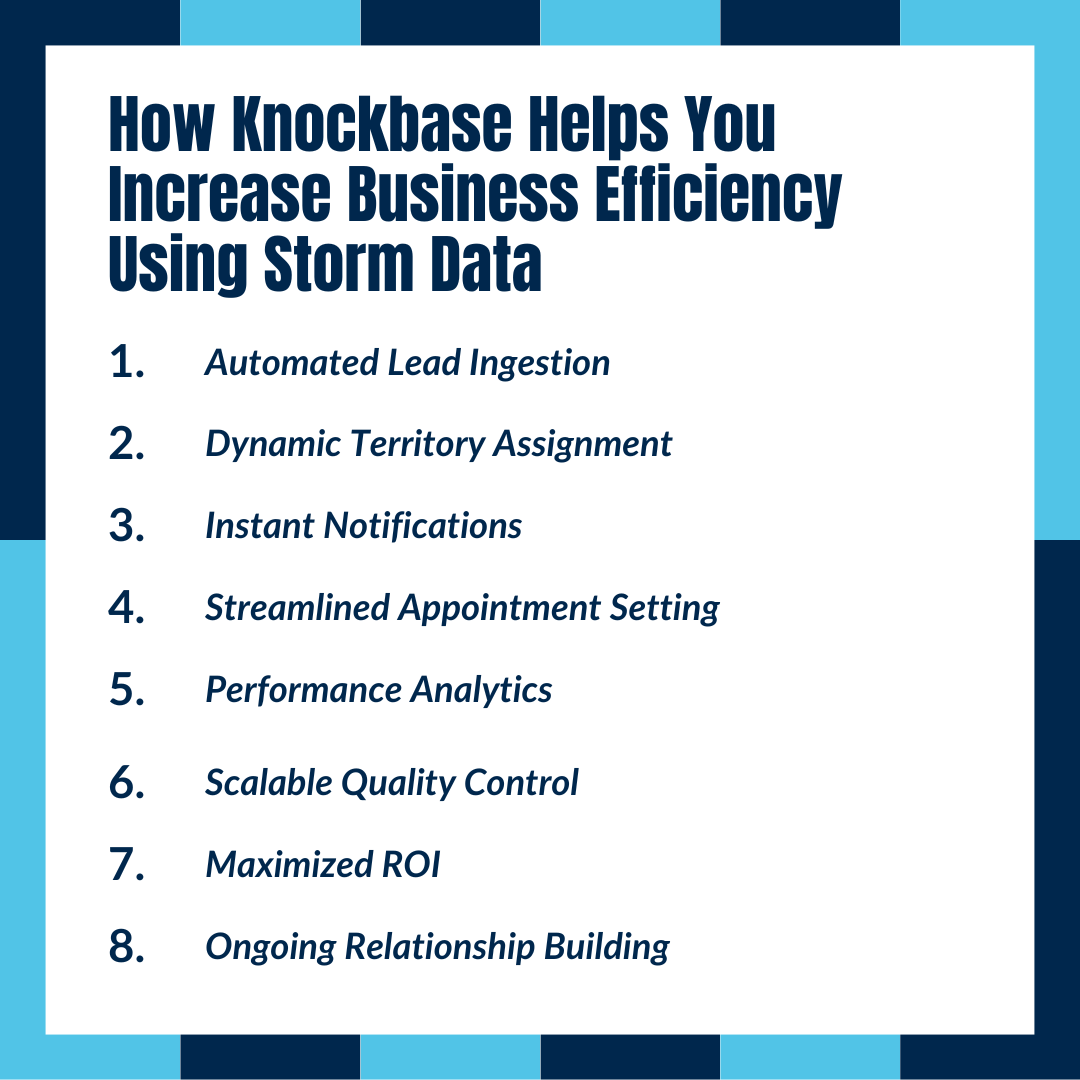 How Knockbase Helps You Increase Business Efficiency Using Storm Data