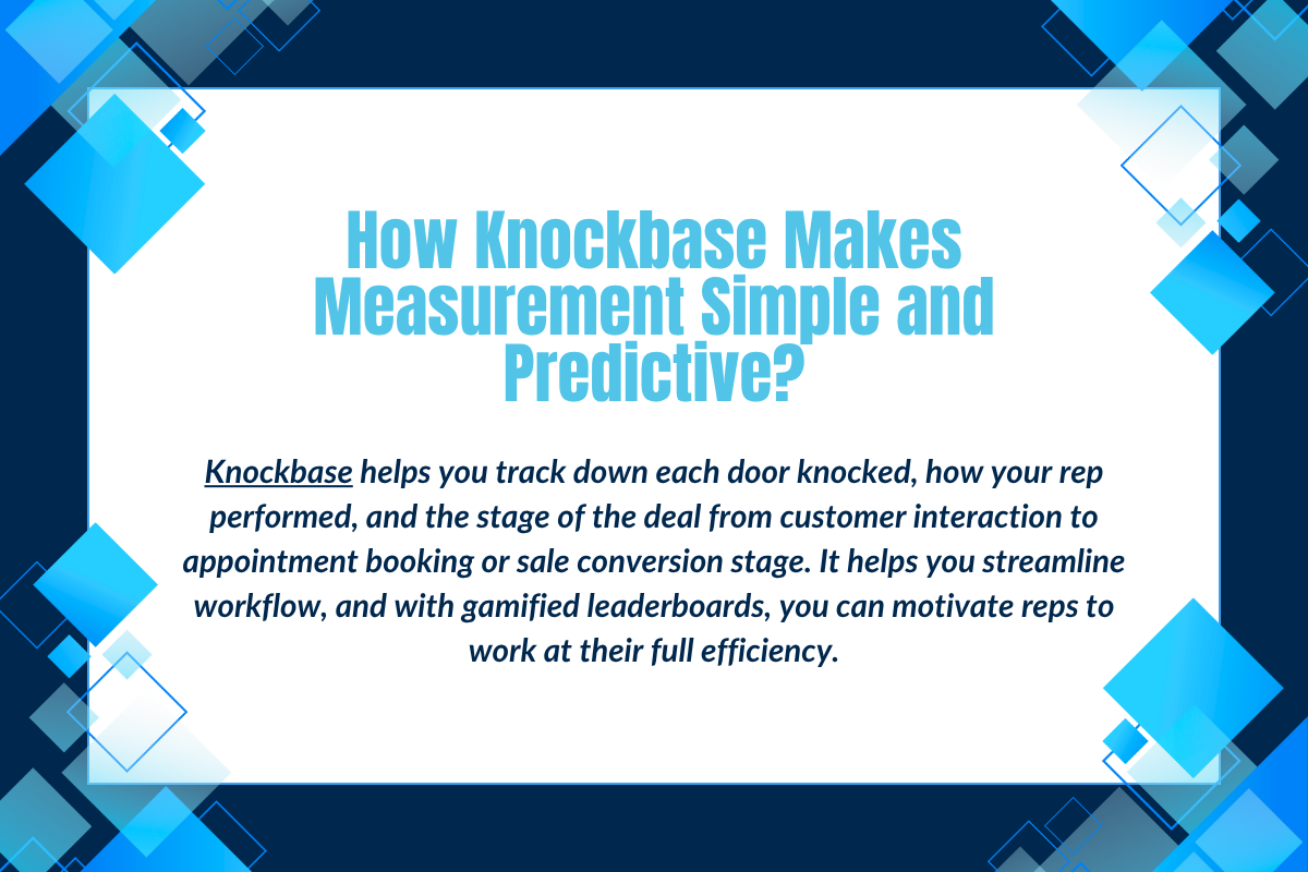 How Knockbase Makes Measurement Simple and Predictive?