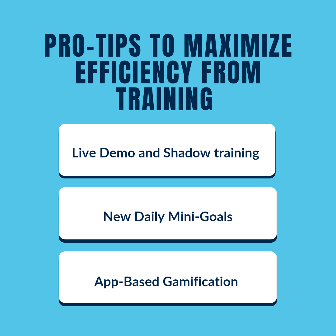 Pro-Tips to Maximize Efficiency from TrainingÂ