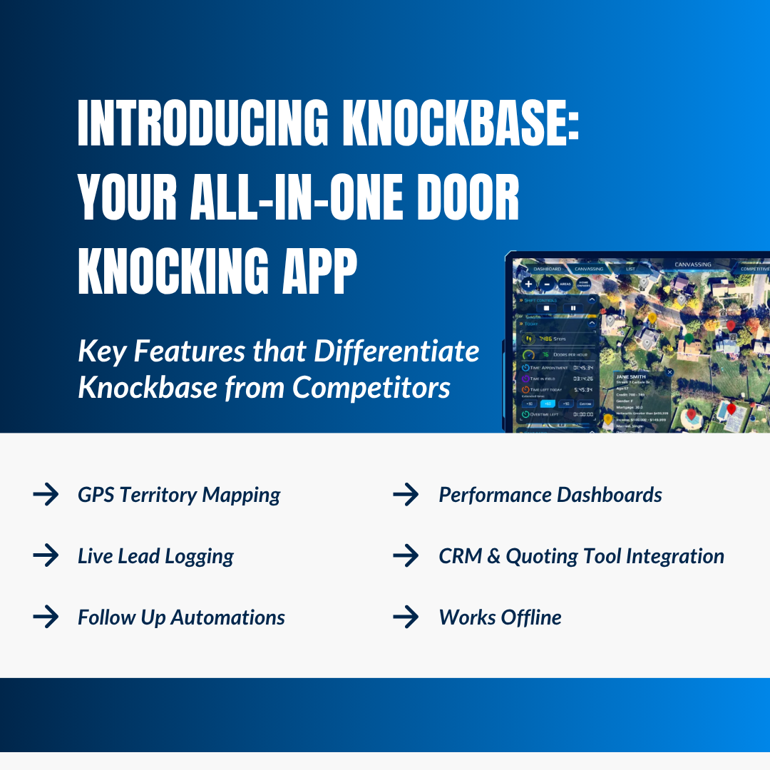 Introducing Knockbase: Your All-in-One Door Knocking App