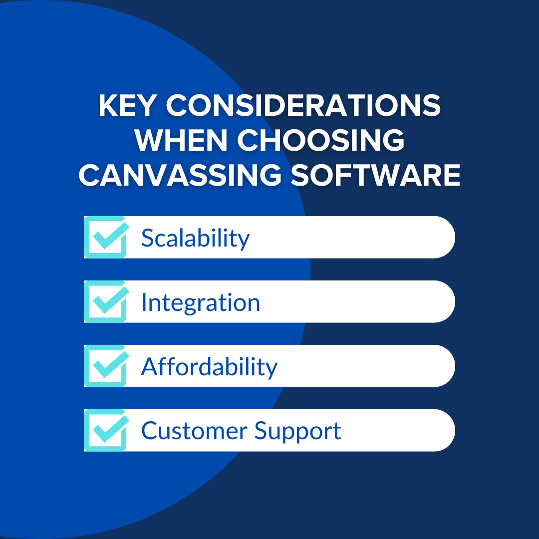 Key Considerations When Choosing Canvassing Software