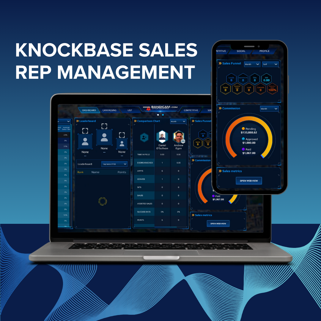 Knockbase Sales Rep Management