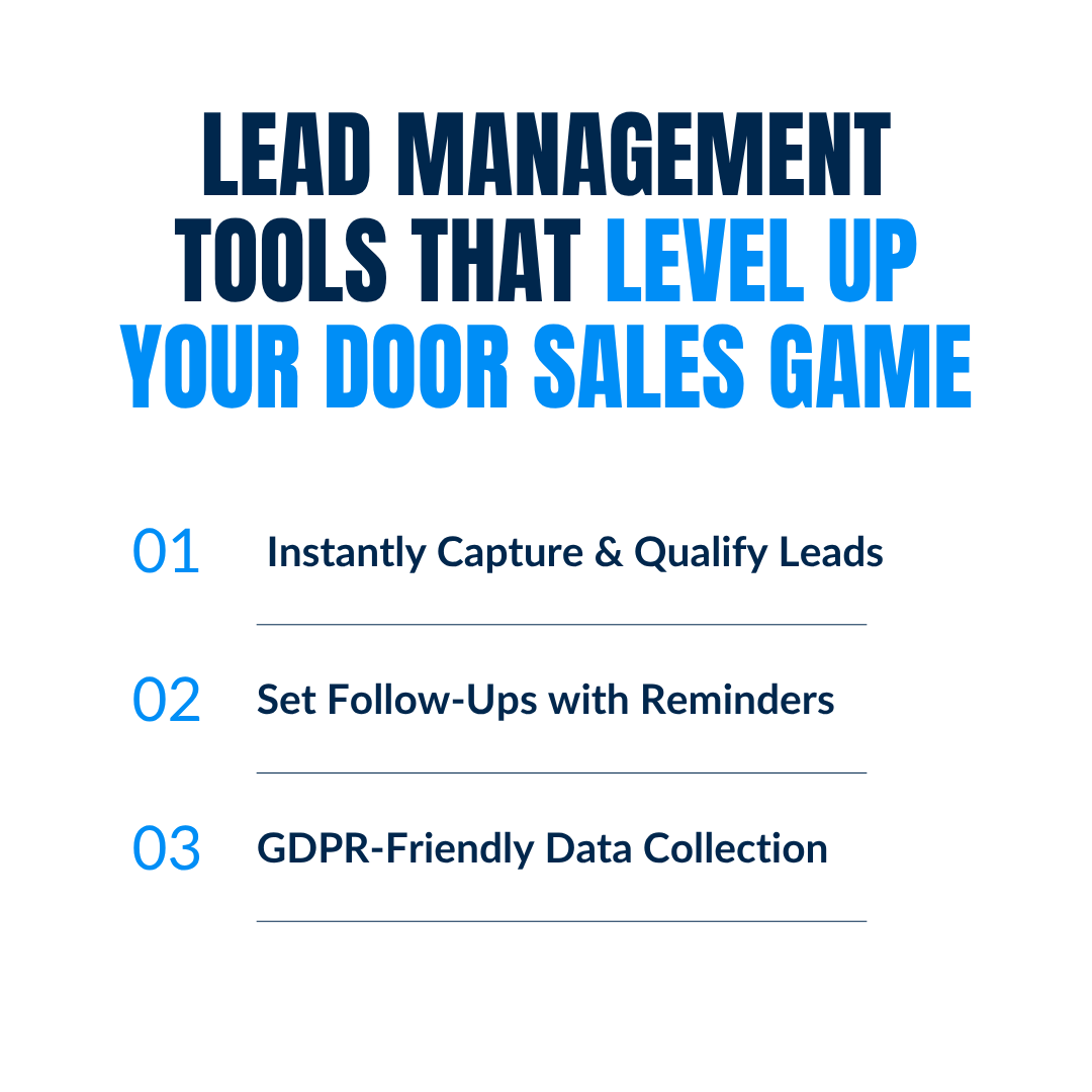 Lead Management Tools That Level Up Your Door Sales Game