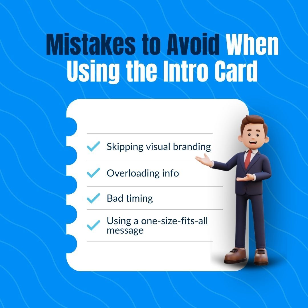Mistakes to Avoid When Using the Intro Card