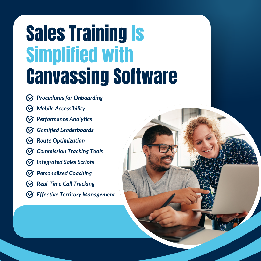 How Sales Training Is Simplified with Canvassing Software Without Wasting Time
