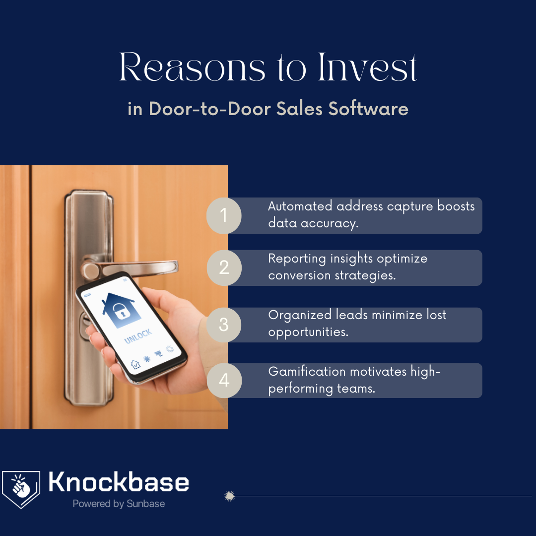 Reasons to Invest in Door-to-Door Sales Software