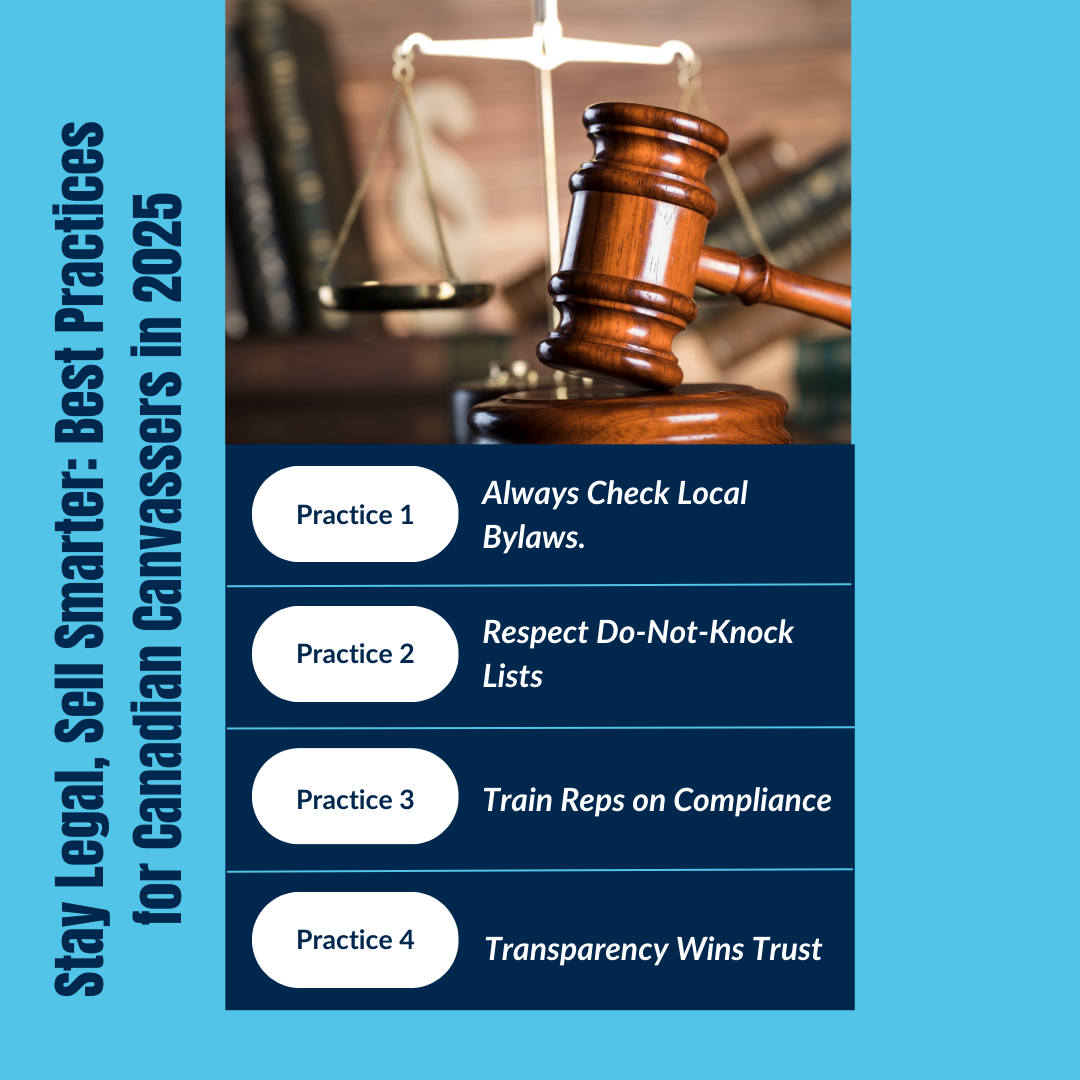 Stay Legal, Sell Smarter: Best Practices for Canadian Canvassers in 2025