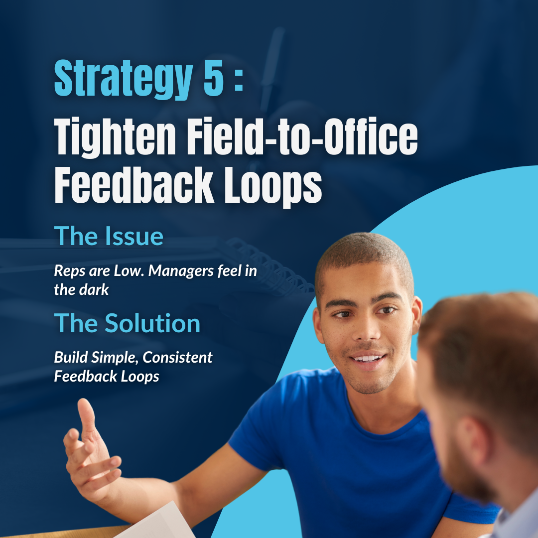 Strategy 5: Tighten Field-to-Office Feedback Loops 