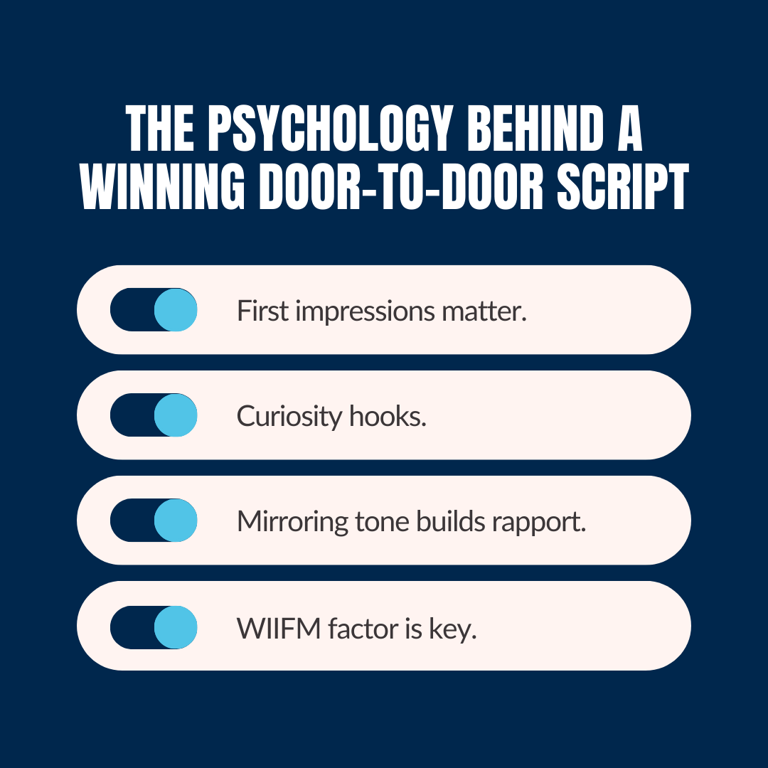 The Psychology Behind a Winning Door-to-Door Script