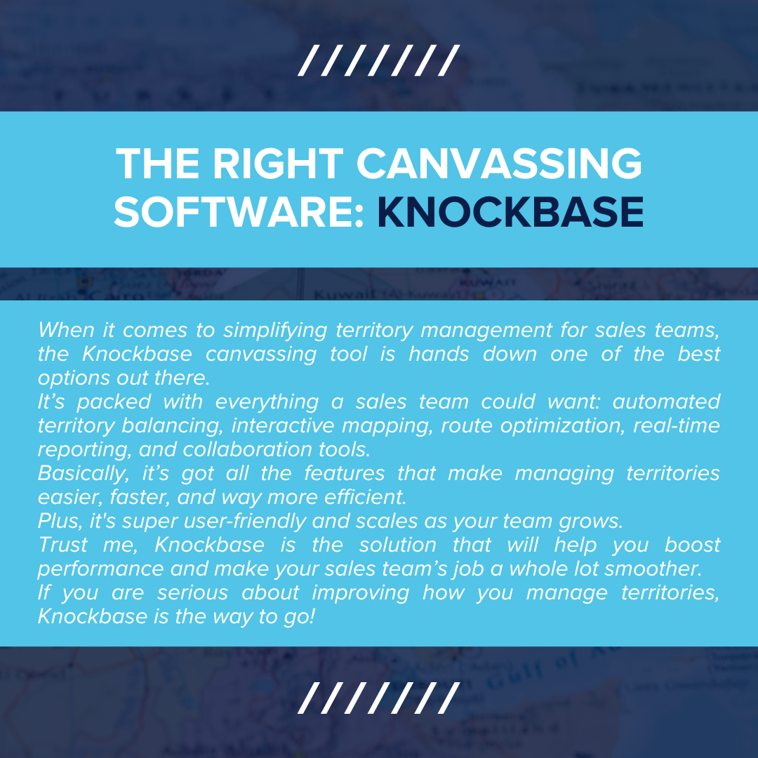 The Right Canvassing Software: Knockbase 