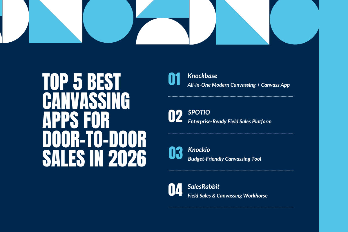 Top 5 Best Canvassing Apps for Door-to-Door Sales in 2026