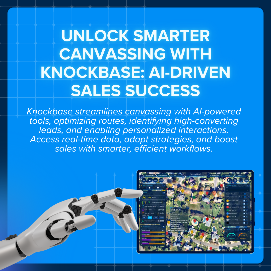 Unlock Smarter Canvassing with Knockbase: AI-Driven Sales Success