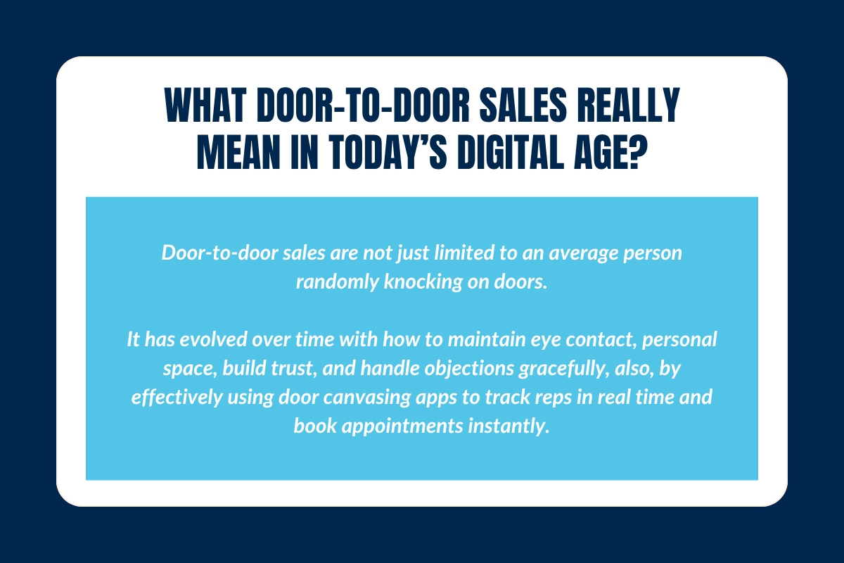 What Door-to-Door Sales Really Mean in Today’s Digital Age?