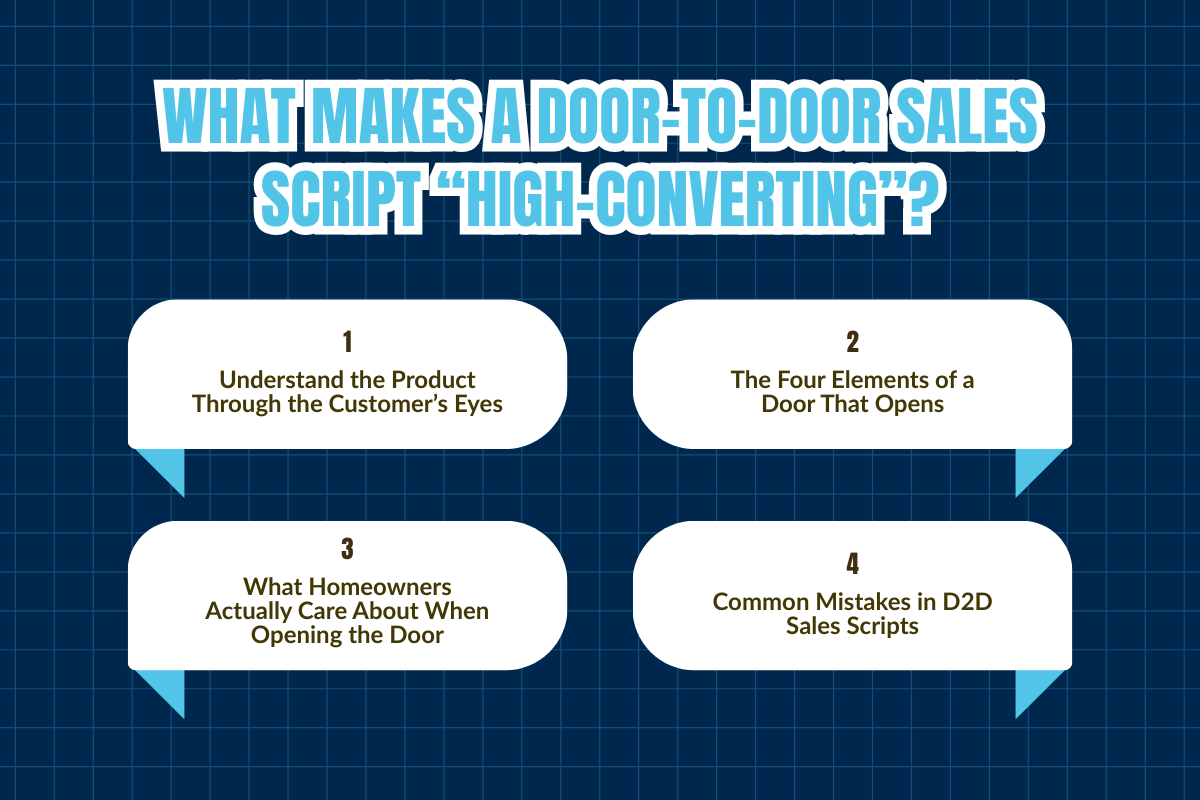 What Makes a Door-to-Door Sales Script “High-Converting”?