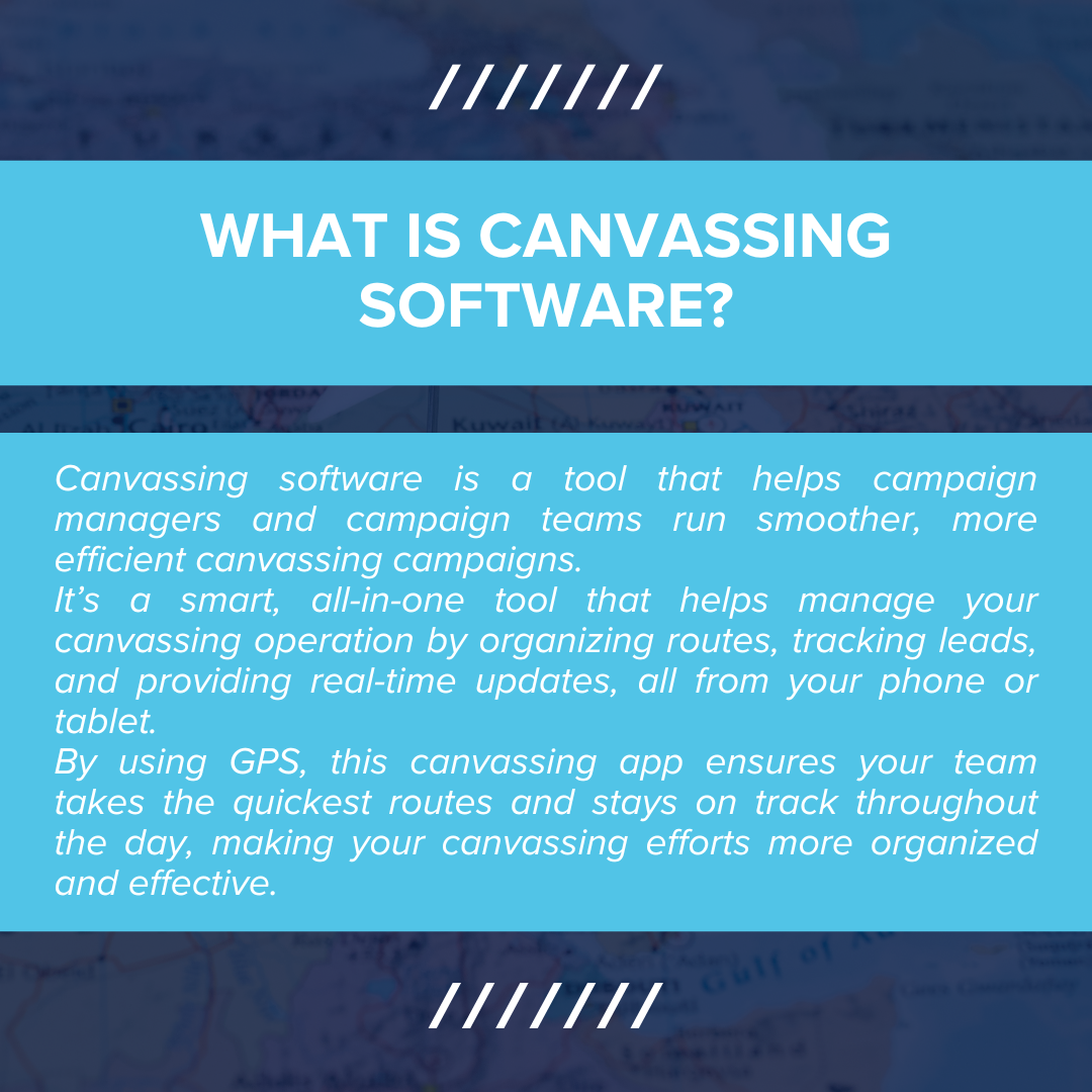 What is Canvassing Software?