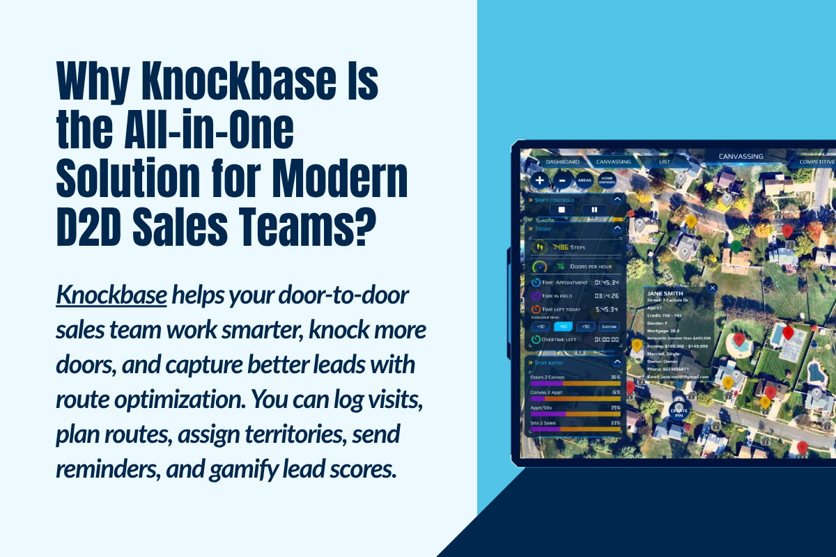 What a Modern D2D Platform Looks Like in Practice: Knockbase