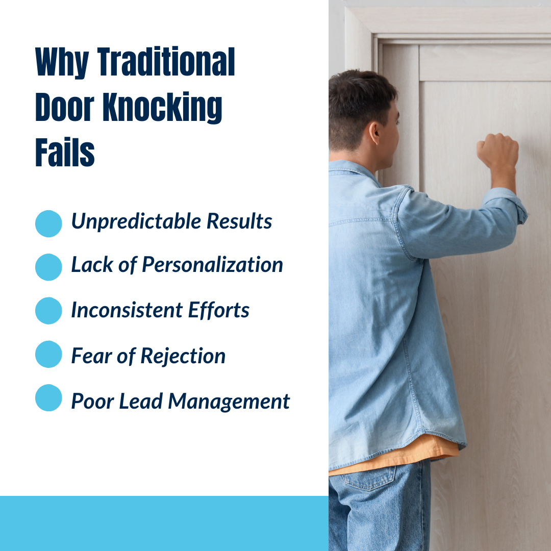 why traditional door-knocking fails