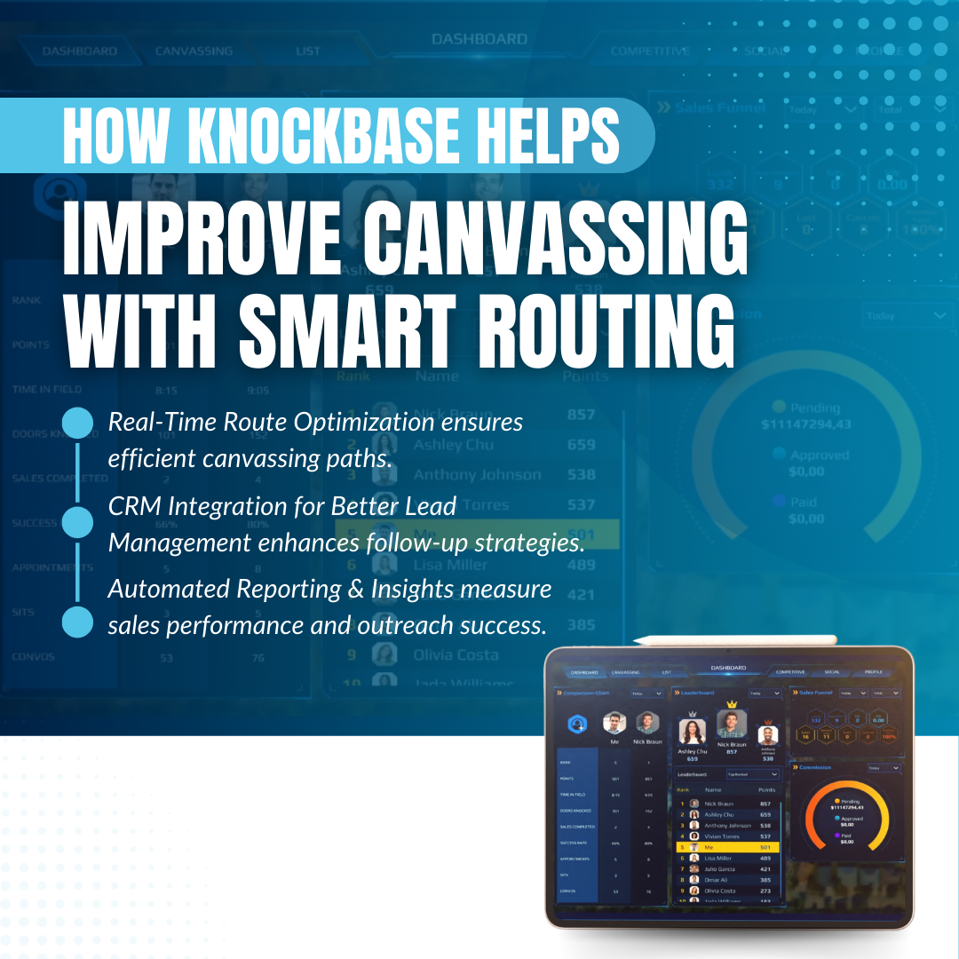 How Knockbase Helps Improve Canvassing with Smart Routing