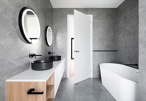 Bathroom with Sinks and Mirrors