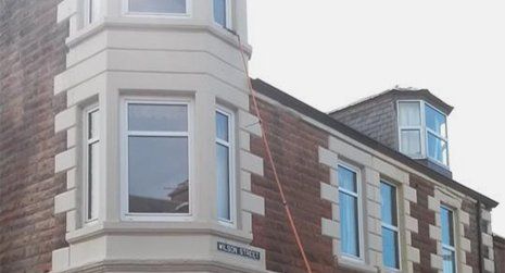 Traditional window cleaning