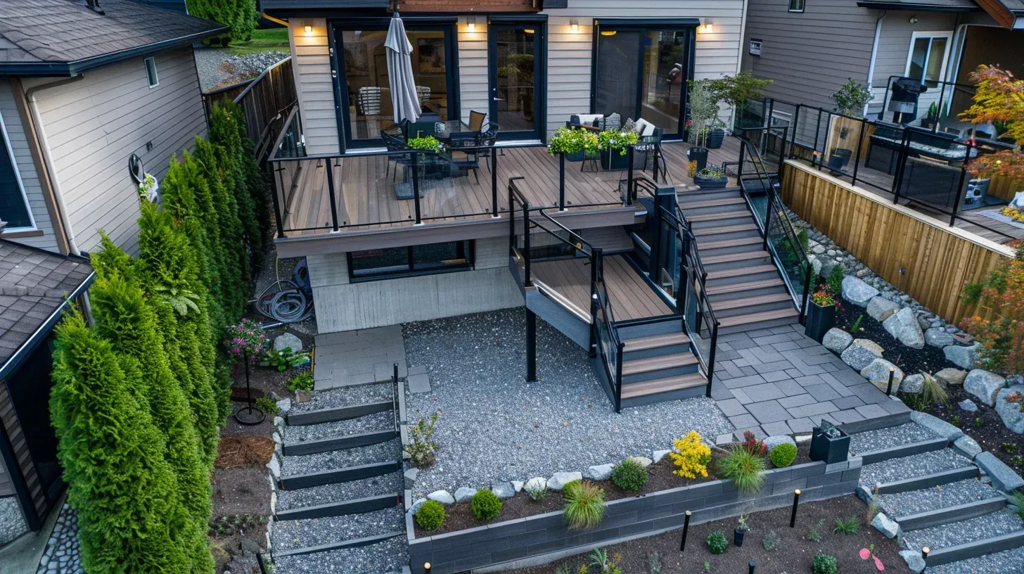 Cedar deck replacement Vancouver upgrading old decks with fresh lumber, secure framing, and modern design. Deck Builders Vancouver deliver long-lasting structural improvements. Best for restoring aging outdoor spaces.
Composite deck expansion Vancouver using modular designs, color-matched boards, and weatherproof materials. Deck builders Vancouver increase usable outdoor space with low-maintenance options. Great for high-traffic homes.