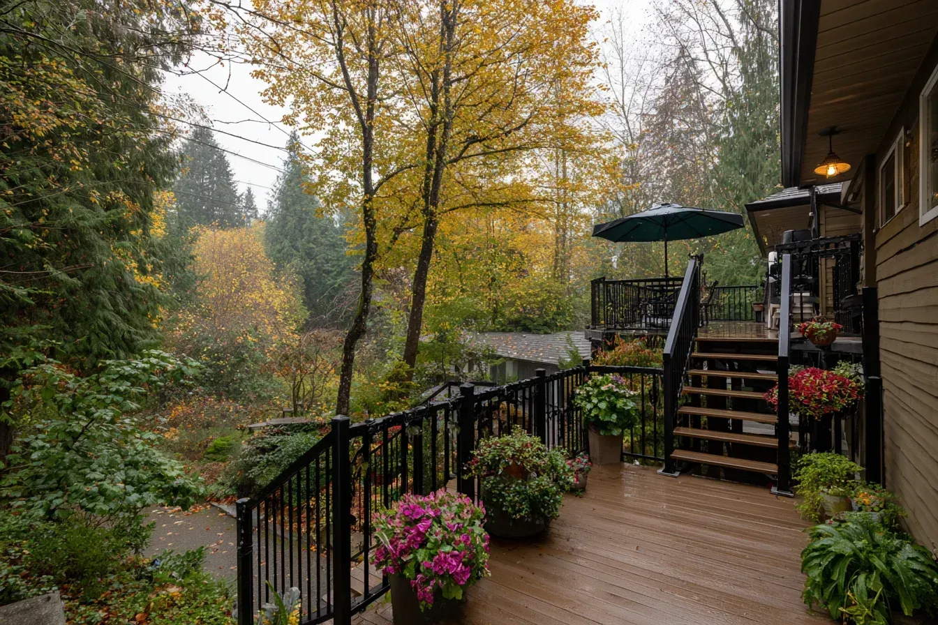 Cedar pergola installation Vancouver combined with custom deck construction for shade and outdoor beauty. Deck Builders Vancouver enhance backyard comfort with natural wood structures. Ideal for sunny or open yards.
Fire pit deck installation Vancouver using heat-resistant design, secure spacing, and reinforced framing. Deck builders Vancouver create safe entertainment areas with modern outdoor features. Perfect for cozy backyard gatherings.