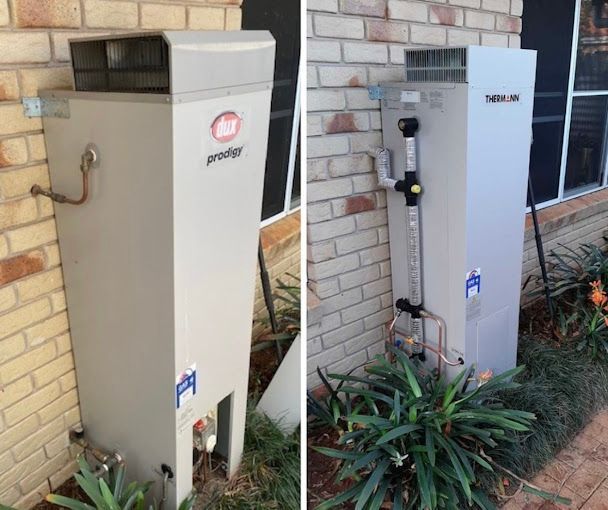 There is a Water Heater in the Corner of the Room — Vision Plumbing Queensland in Pimlico, QLD
