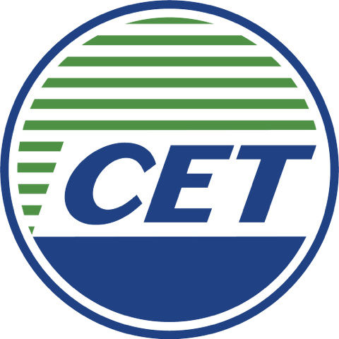 Logo for Chessor Environmental Testing Ltd.: Three pine tree silhouettes above the letters 