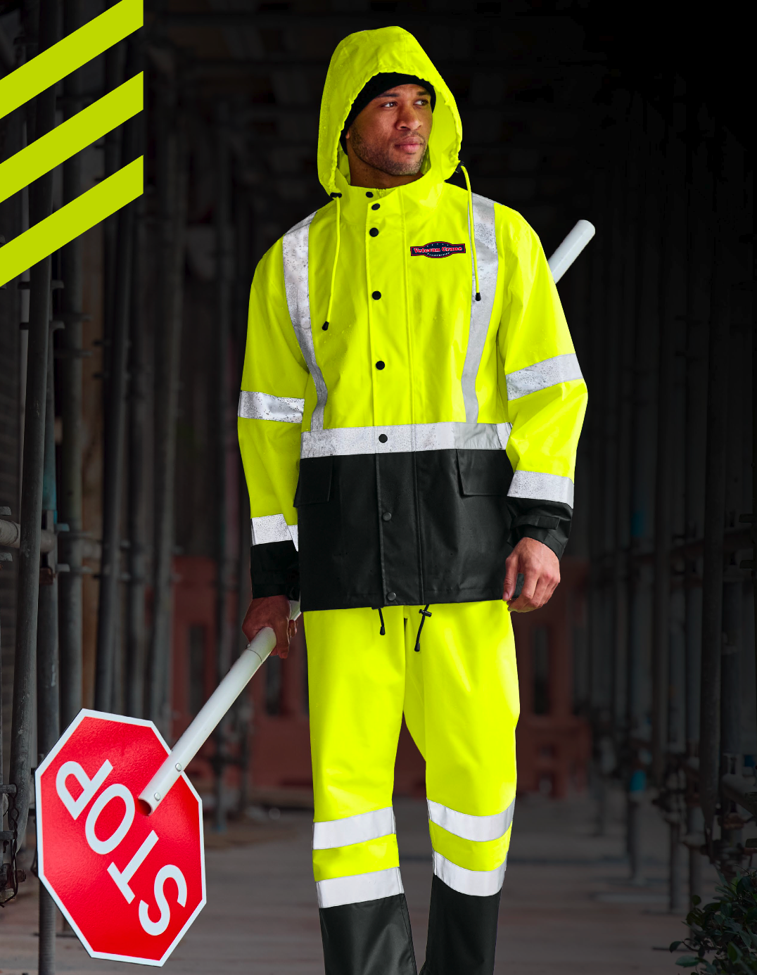 high visibility apparel for work
