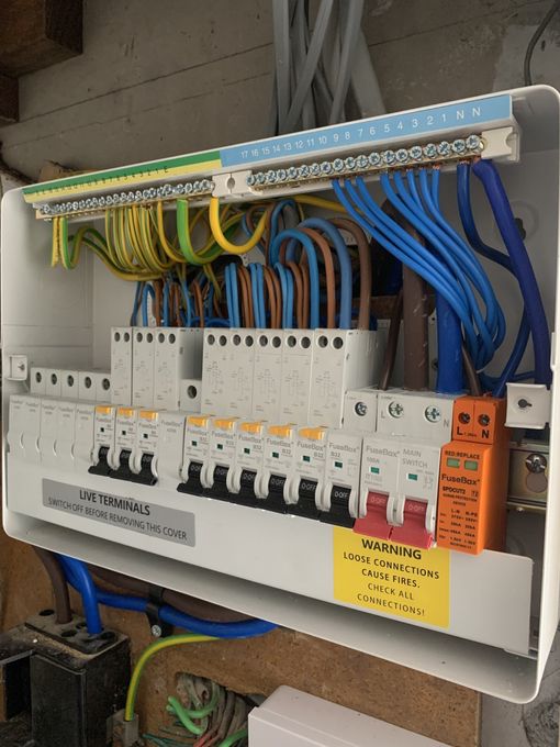 fuse box upg carried out in newton le willows, Warrington and surrounding areas