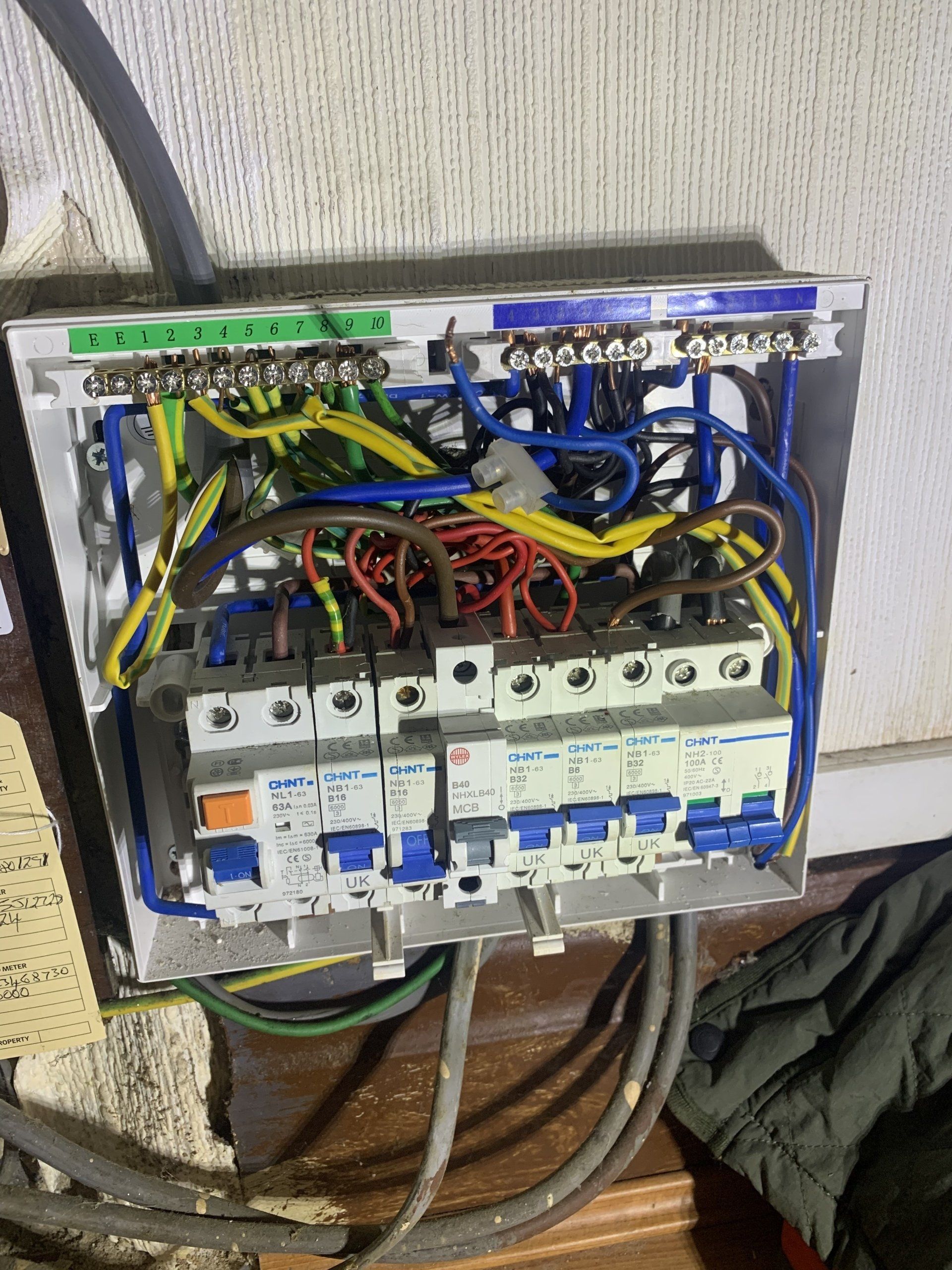 Fuse boards with loose cables. Oversized breakers. Poor installation of a fuse box
