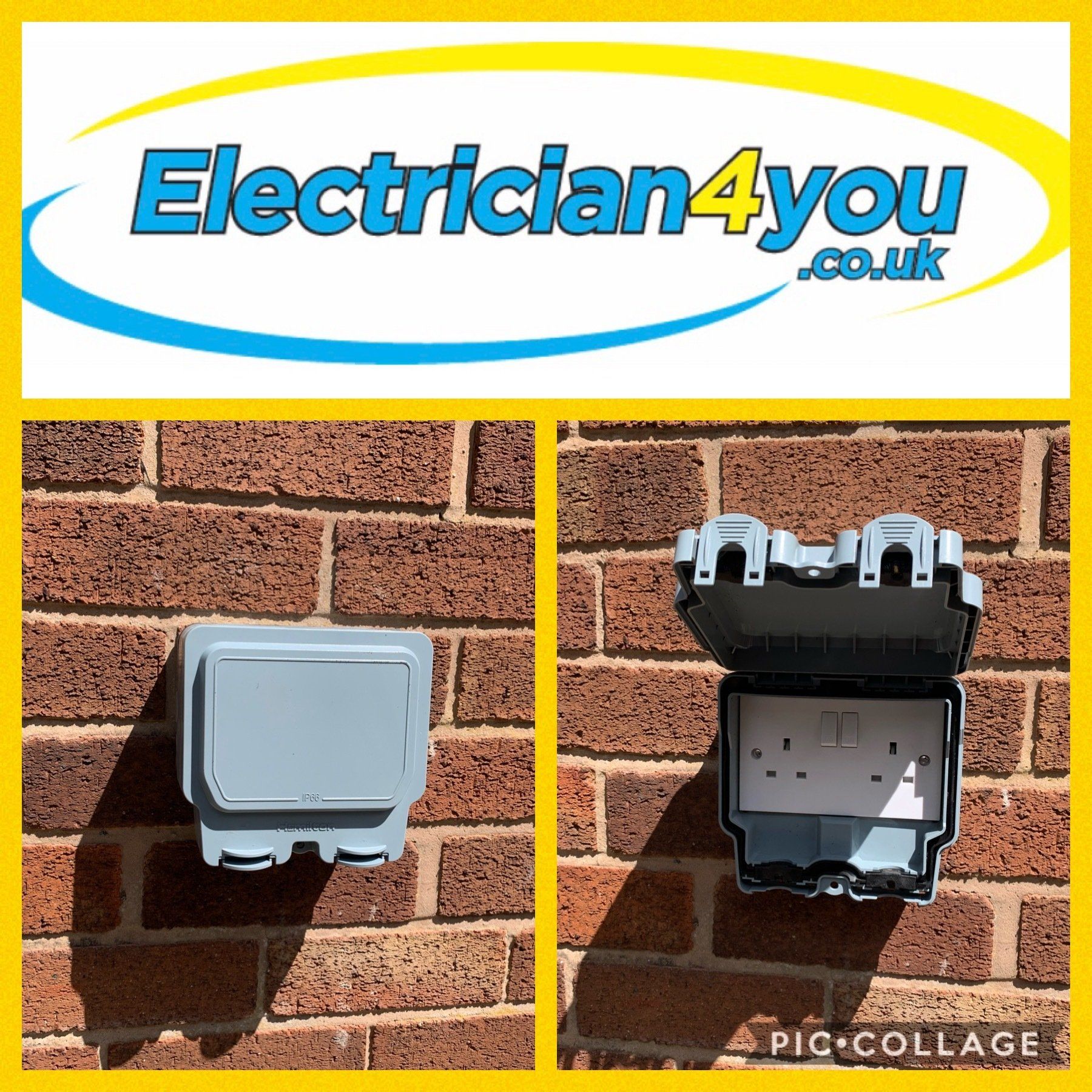 out door sockets  carried out in newton le willows, Warrington and surrounding areas