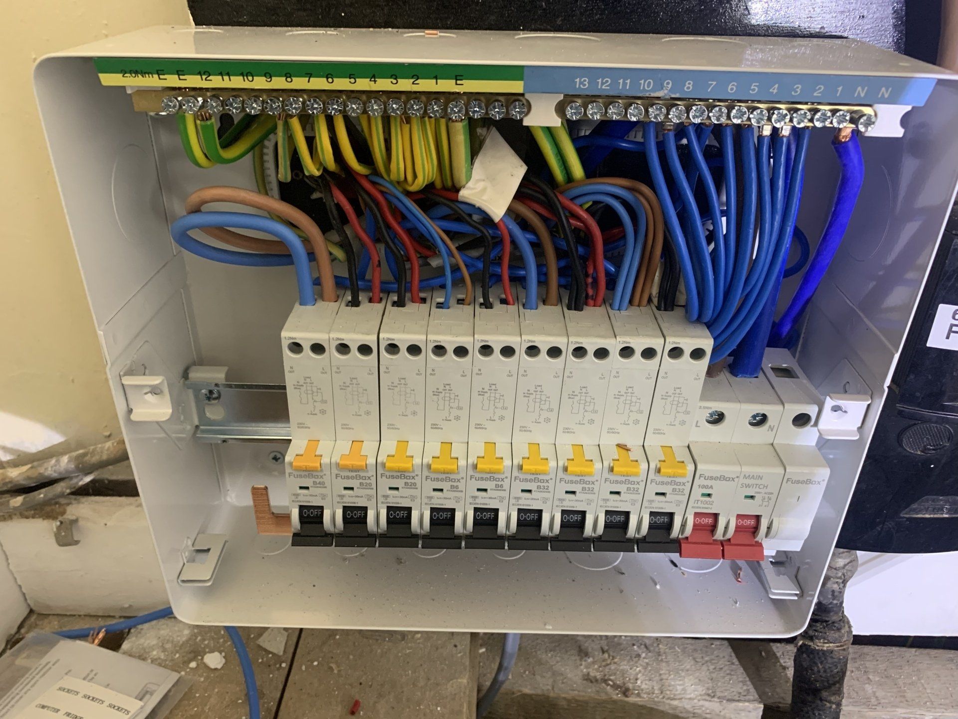 Rcbo fusebox  by Electrician4you in newton le willows