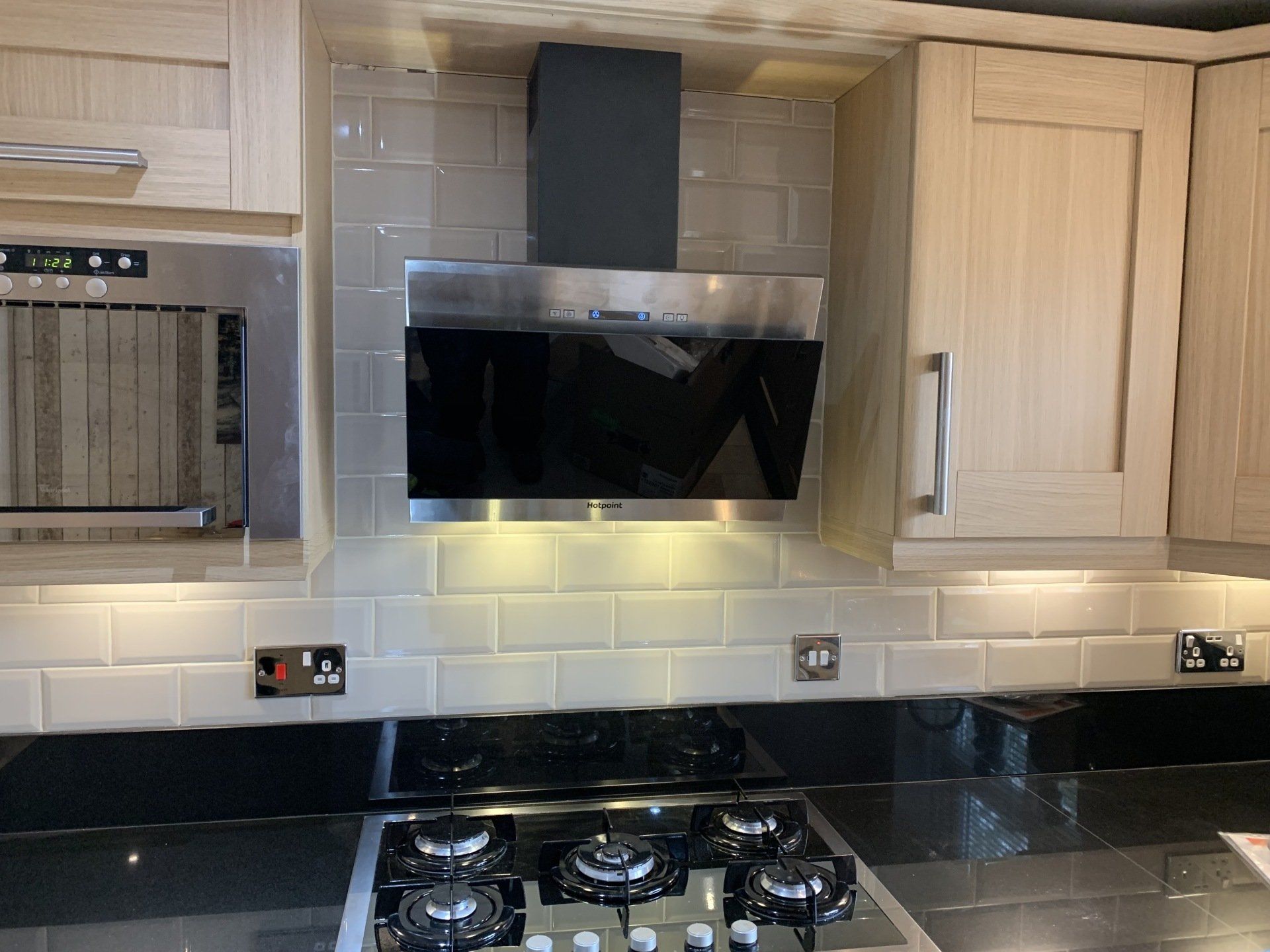 Cooker hood  installation   by Electrician4you in newton le willows
