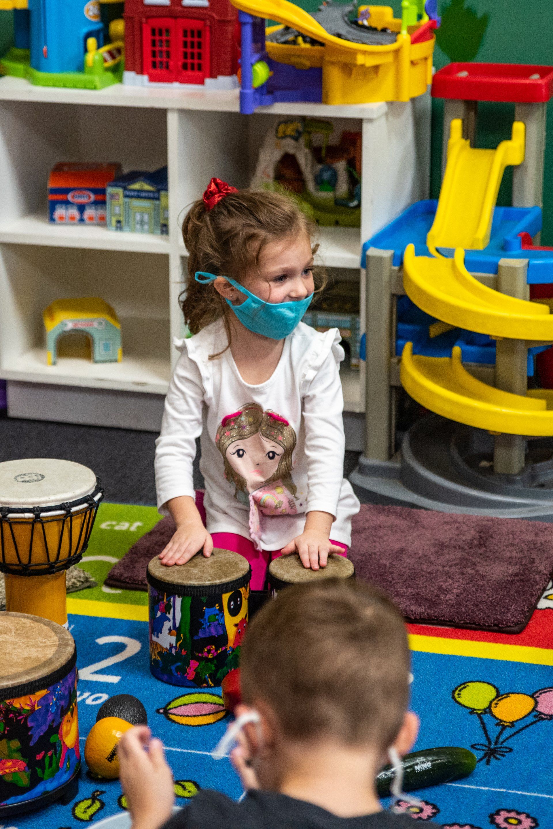 kids playing the drums