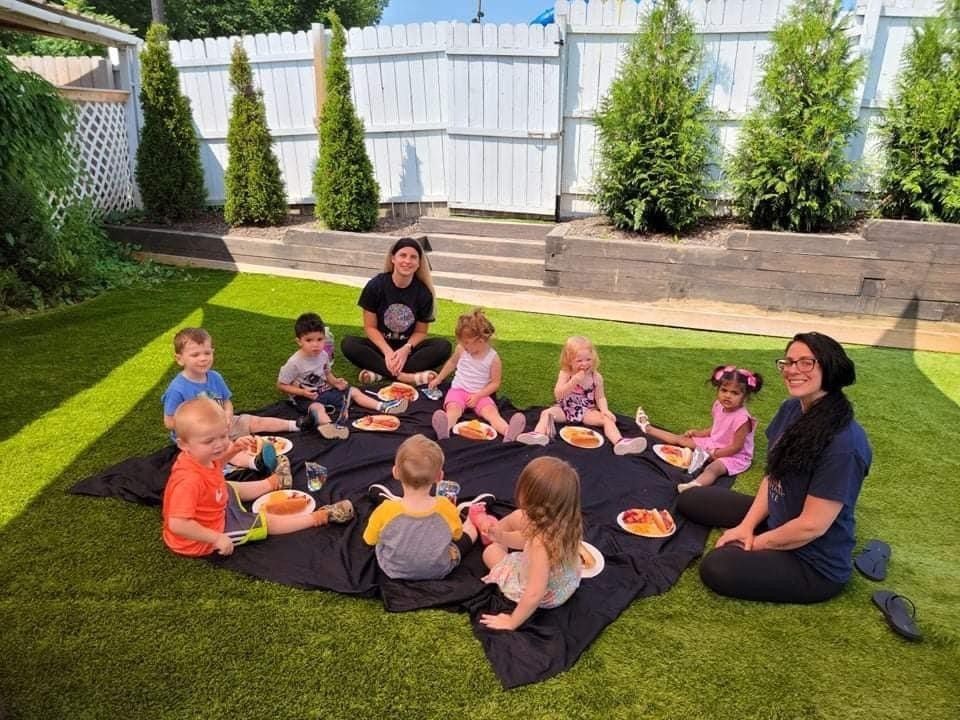 kids having a picnic