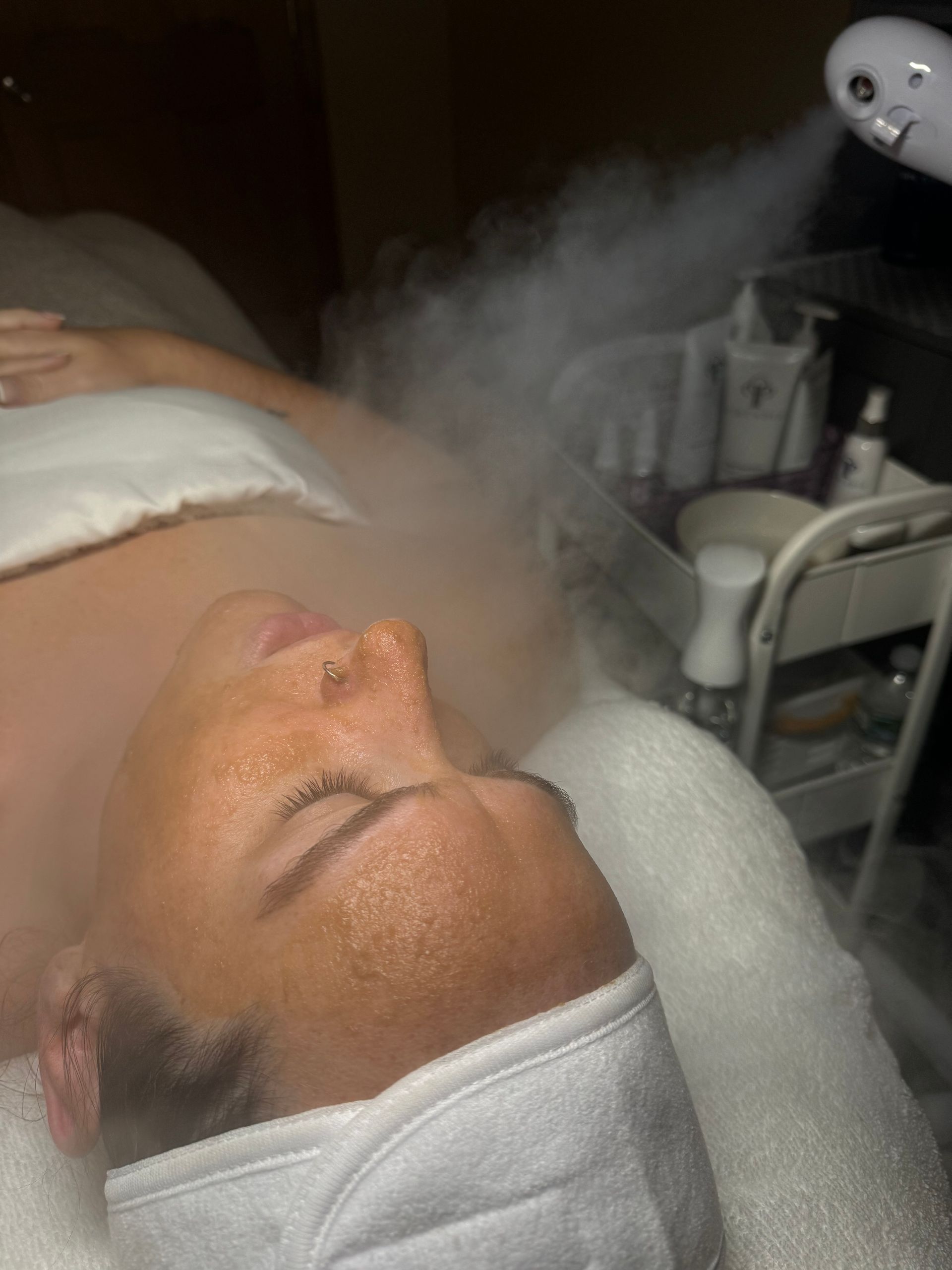Facial with Steam example