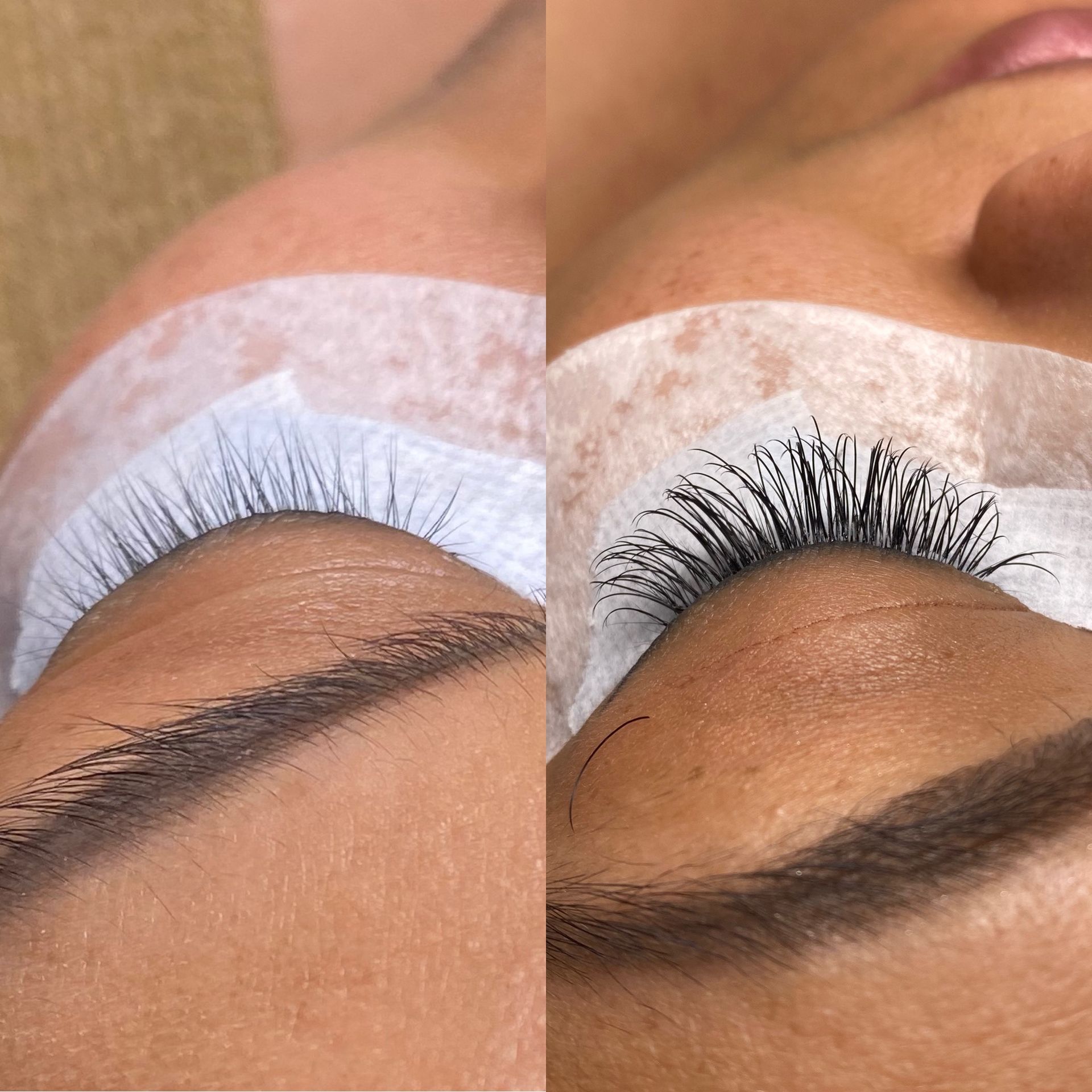 Hybrid lashes example